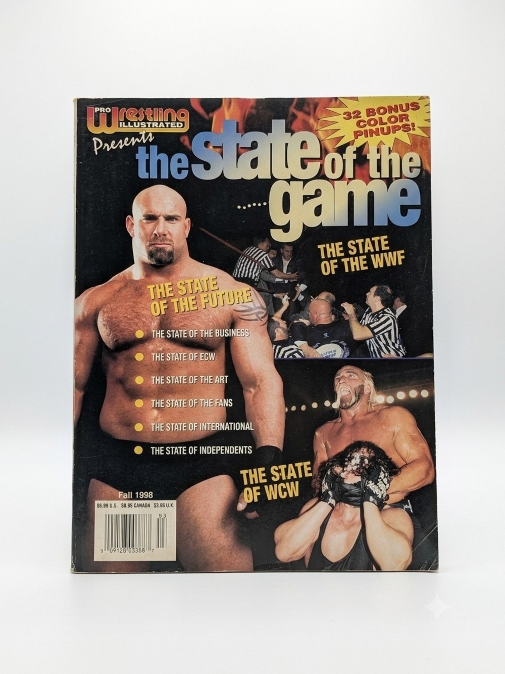 1998 Pro Wrestling Illustrated Magazine State of the Game COMPLETE! 32 PINUPS!